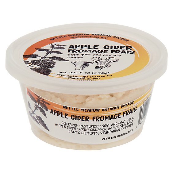 Nettle Meadow Apple Cider Fromage Frais cheese 5oz 8ct