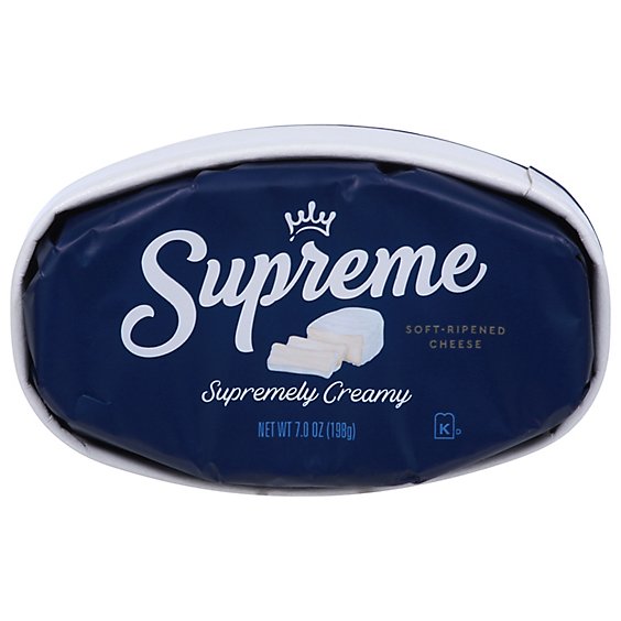 Supreme Cheese Brie Oval 7 Oz Pack