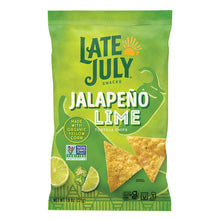Wholesale Late July Jalapeno & Lime Tortilla Chips 7.8 Oz Bag- Bulk