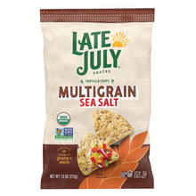 Wholesale Late July Multigrain Sea Salt Tortilla Chips 7.5 Oz Bag- Bulk