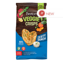Wholesale Breton Zesty Ranch Veggie Crisps Bag- Bulk