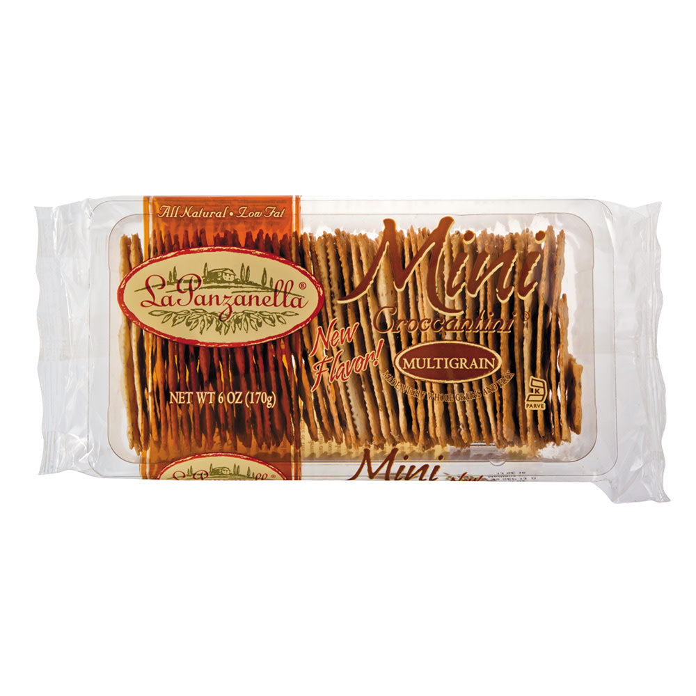 Wholesale La Panzanella Multigrain Mini Croccantini 6 Oz Tray Pack- Bulk