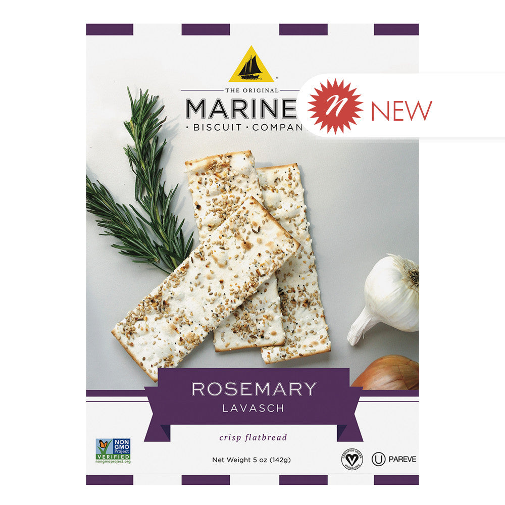 Wholesale Venus Mariner Flatbread Rosemary Lavasch 5 Oz Box- Bulk