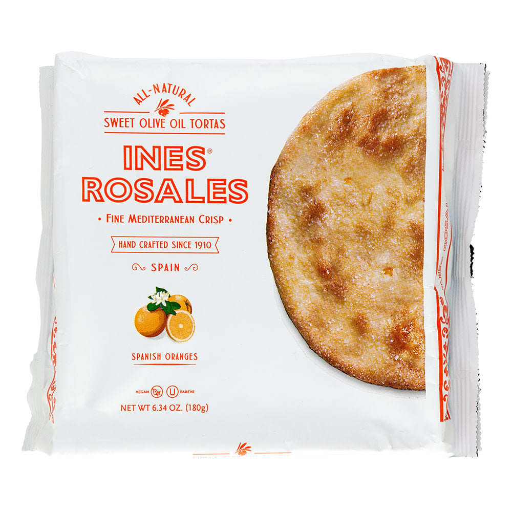 Wholesale Ines Rosales Orange Tortas 6 Pc 6.34 Oz-10ct Case Bulk