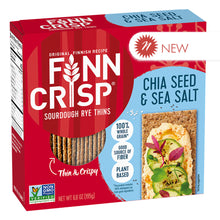 Wholesale Finn Crisp Chia Seed & Sea Salt 6.8 Oz Box- Bulk