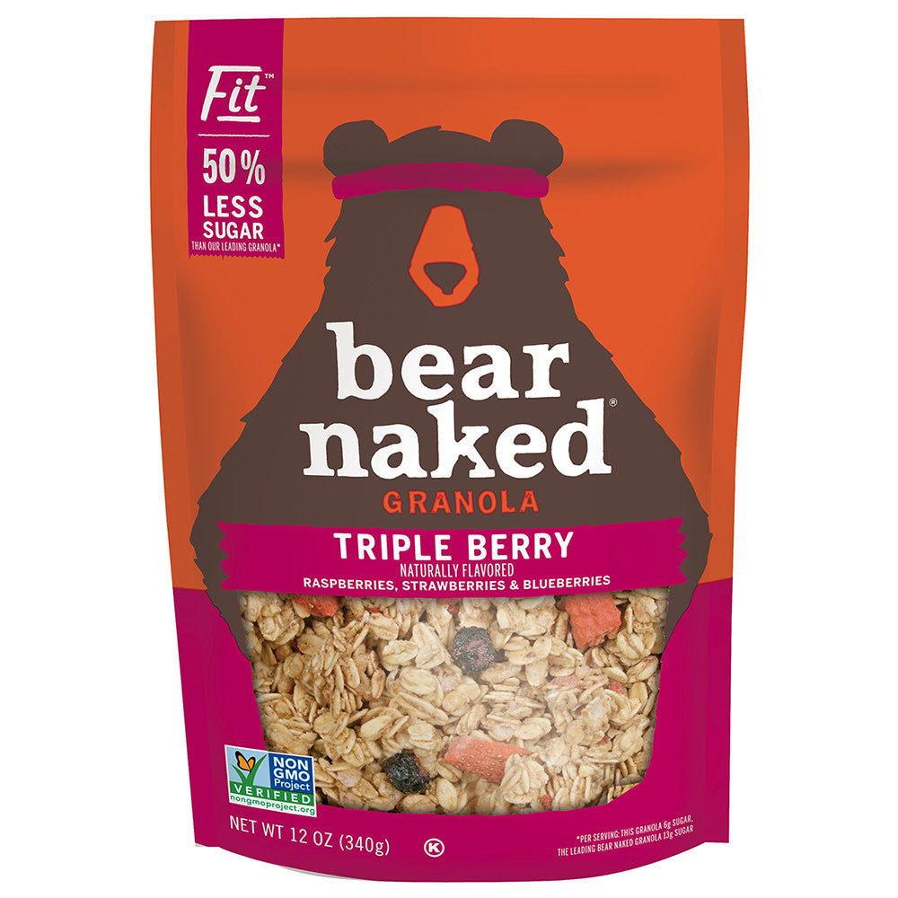 Wholesale Bear Naked Triple Berry Granola 12 Oz Pouch- Bulk