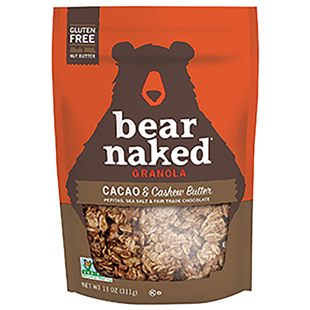 Wholesale Bear Naked Cacao & Cashew Butter Granola 11 Oz Pouch- Bulk