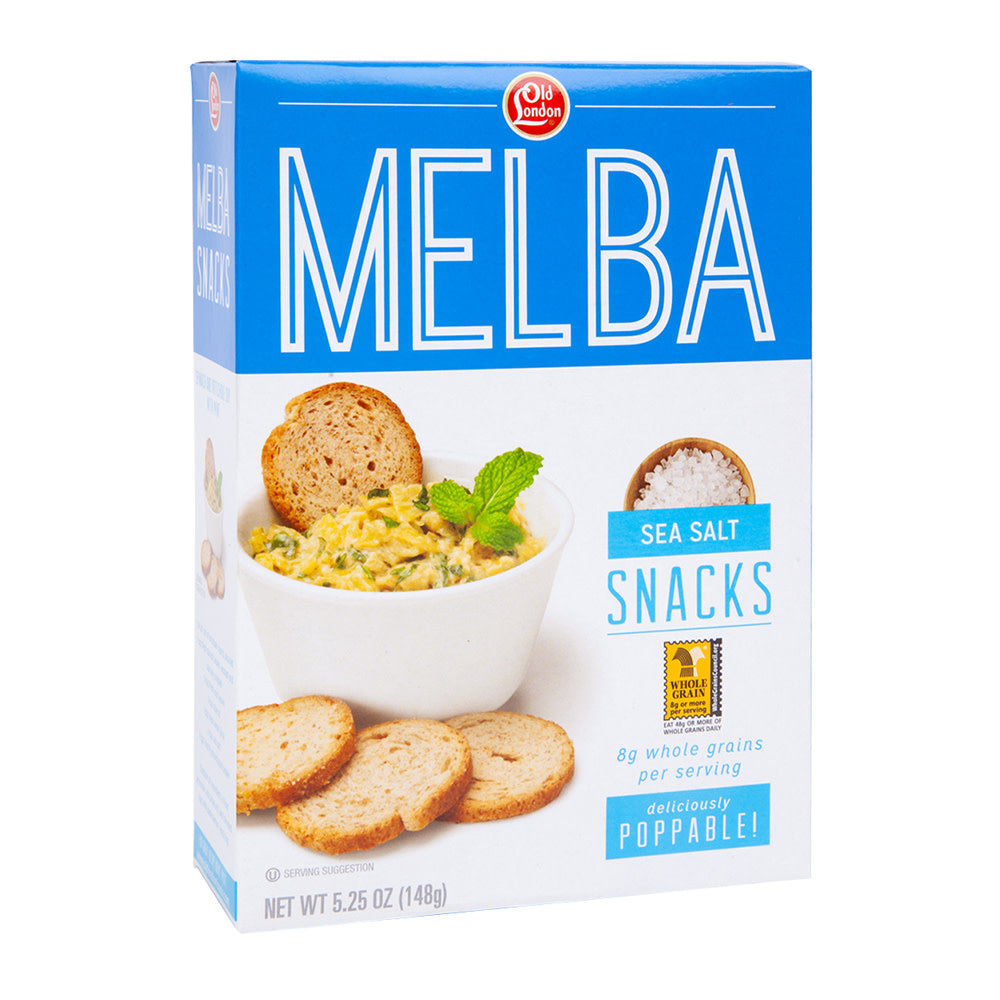 Wholesale Old London Sea Salt Melba Toasts 5.25 Oz Box-12ct Case Bulk