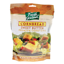 Wholesale Fresh Gourmet Sweet Butter Cornbread Croutons 5 Oz Pouch- Bulk