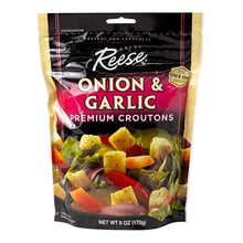 Wholesale Reese Onion & Garlic Croutons 6 Oz Pouch- Bulk
