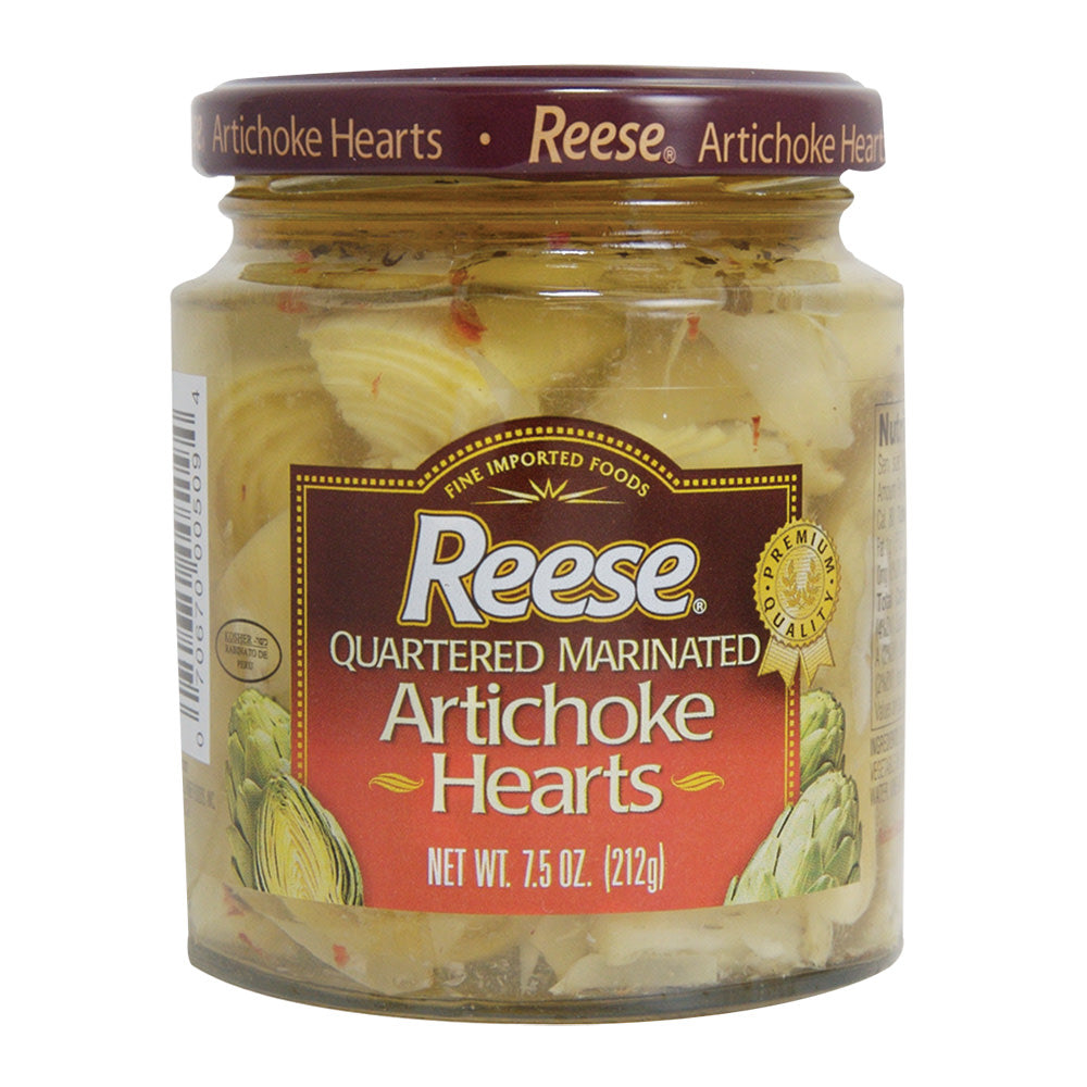 Wholesale Reese Marinated Artichoke Hearts 7.5 Oz Jar-12ct Case Bulk