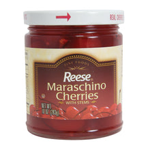 Wholesale Reese Red Maraschino Cherries With Stems 10 Oz Jar- Bulk