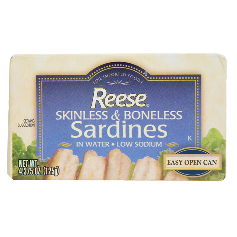 Wholesale Reese Skinless And Boneless Sardines In Water 4.37 Oz- Bulk