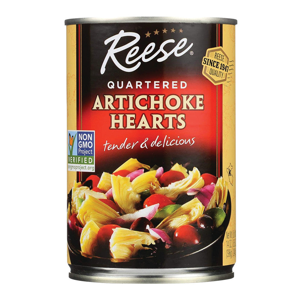 Wholesale Reese Quartered Artichoke Hearts 14 Oz Can-12ct Case Bulk