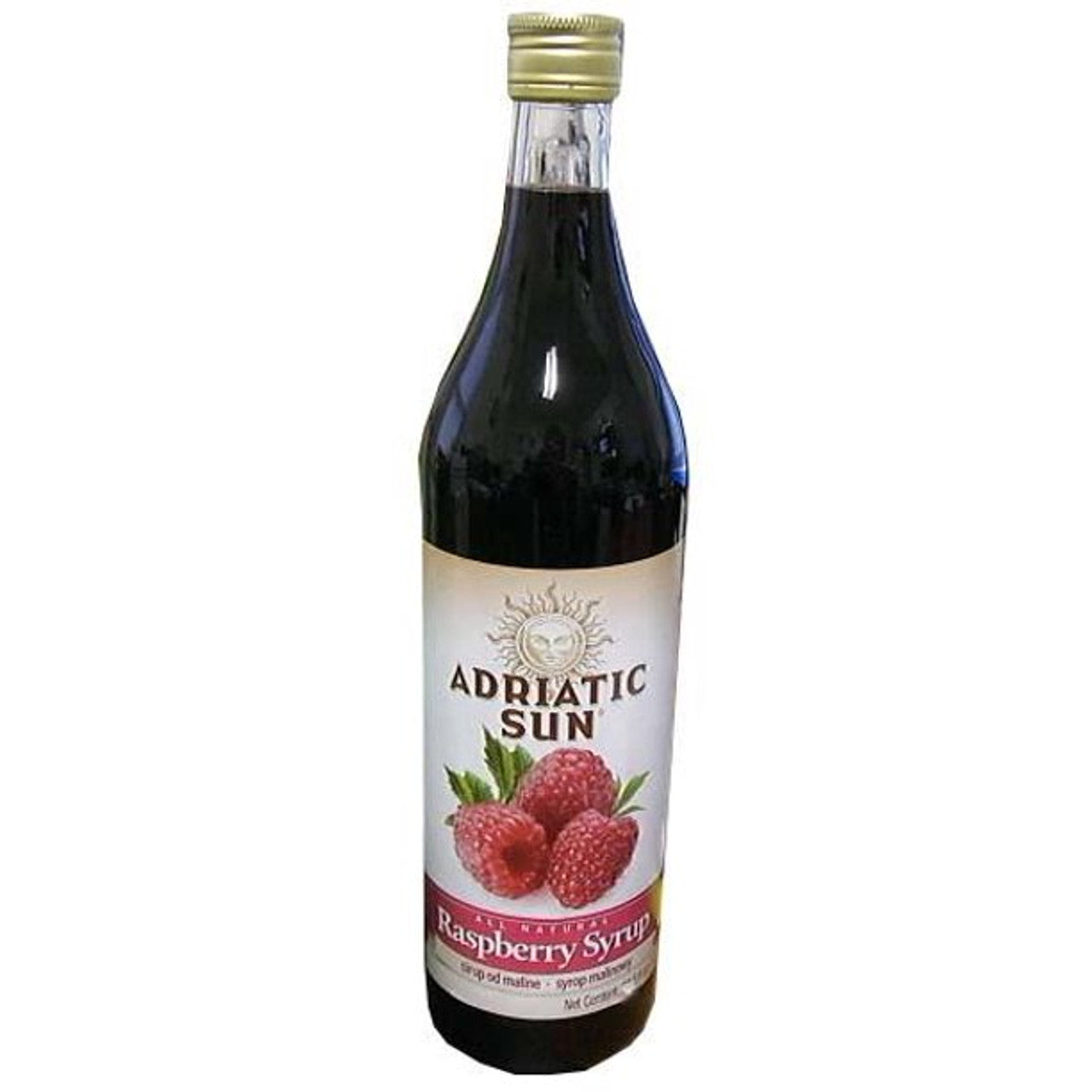 Wholesale Adriatic Sun Raspberry Syrup 1 ltr- Bulk
