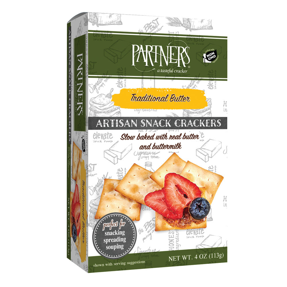 Wholesale Partners Classic All Natural Traditional Crackers 4 Oz Box-6ct Case Bulk