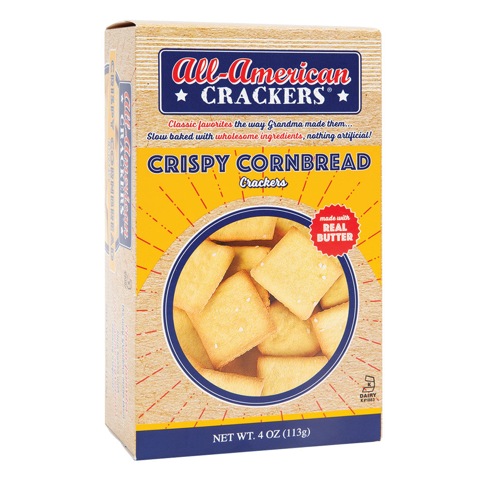 Wholesale Partners All American Crispy Cornbread 4 Oz Box- Bulk