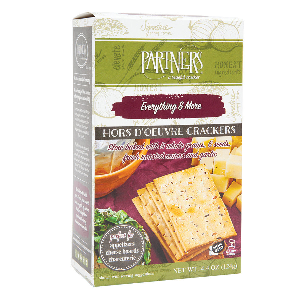 Wholesale Partners Everything & More Hors Doeuvre Crackers 4.4 Oz Box-6ct Case Bulk