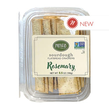 Wholesale Partners Rosemary Sourdough Flatbread Crackers 6.5 Oz Tub- Bulk