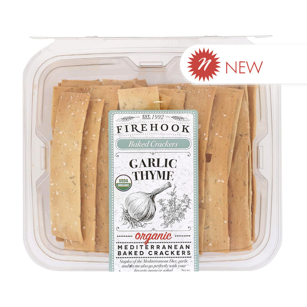 Wholesale Firehook Crackers - Garlic Thyme - 8Oz- Bulk