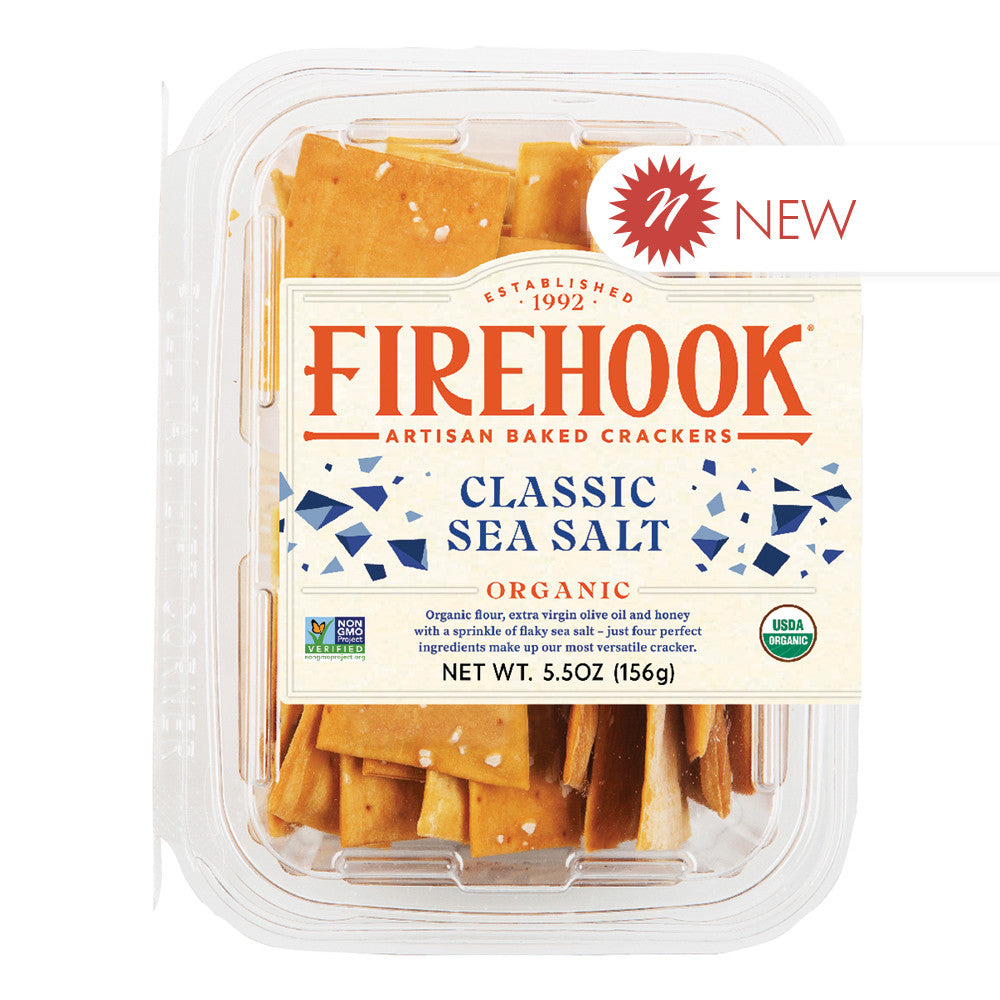 Wholesale Firehook Crackers - Sea Salt - 5.5Oz- Bulk