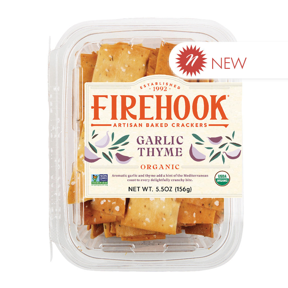 Wholesale Firehook Crackers - Garlic Herb - 5.5Oz- Bulk
