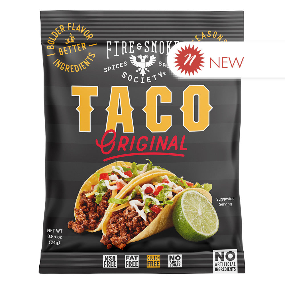 Wholesale Fire&Smoke - Taco Seasoning 0.85Oz- Bulk