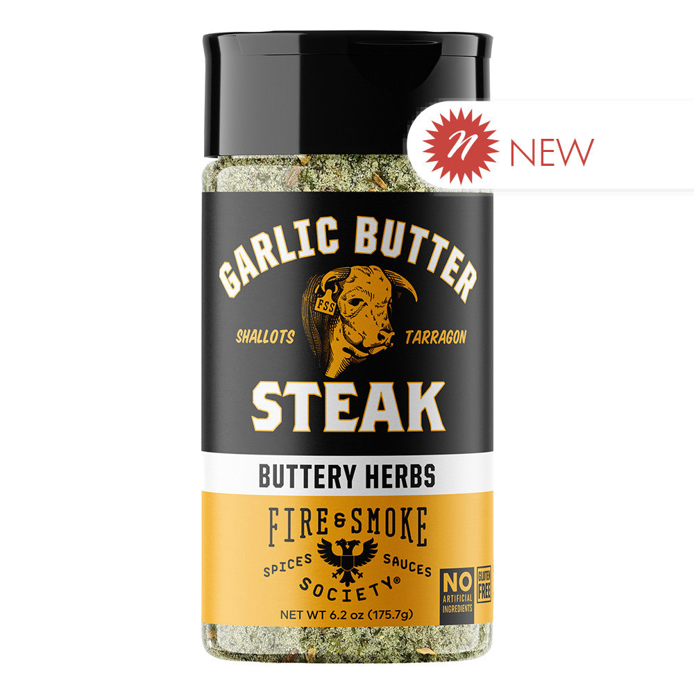 Wholesale Fire&Smoke - Garlic Butter Steakseasoning - 6.2Oz- Bulk