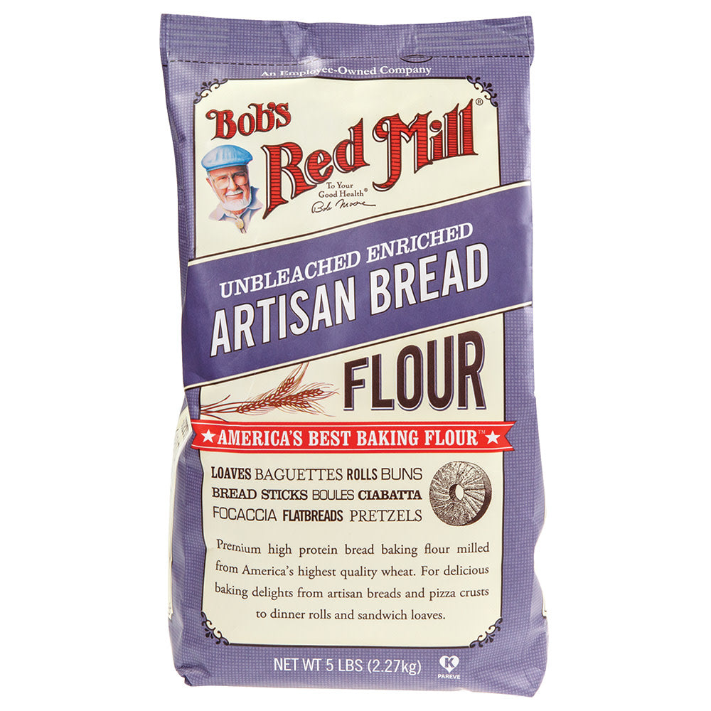 Bob'S Red Mill Artisan Bread Flour 5 Lb Bag