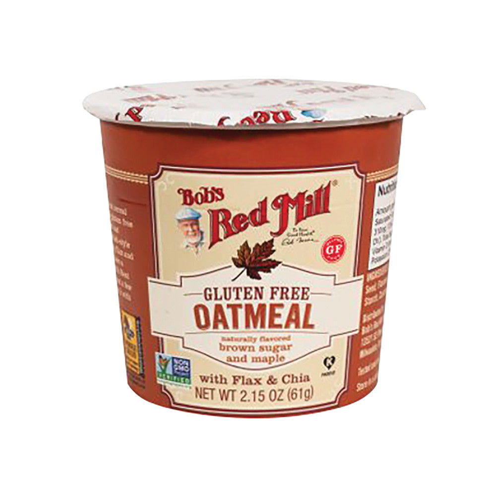 Bob'S Red Mill Maple & Brown Sugar Gluten Free Oatmeal 2.15 Oz Cup
