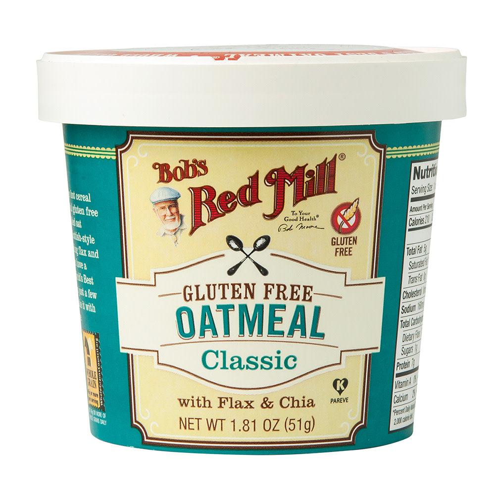 Bob'S Red Mill Classic Gluten Free Oatmeal 1.81 Oz Cup