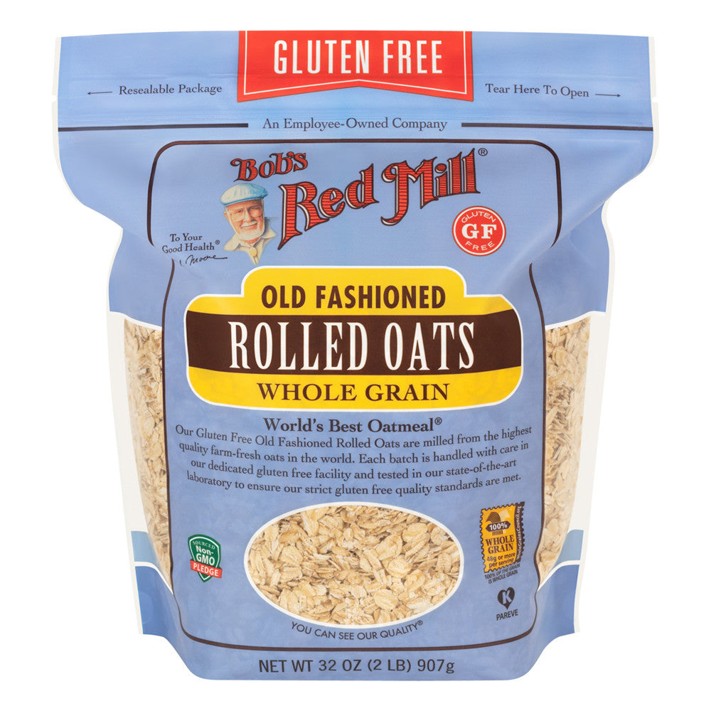 Bob'S Red Mill Gluten Free Old Fashion Rolled Oats 32 Oz Pouch