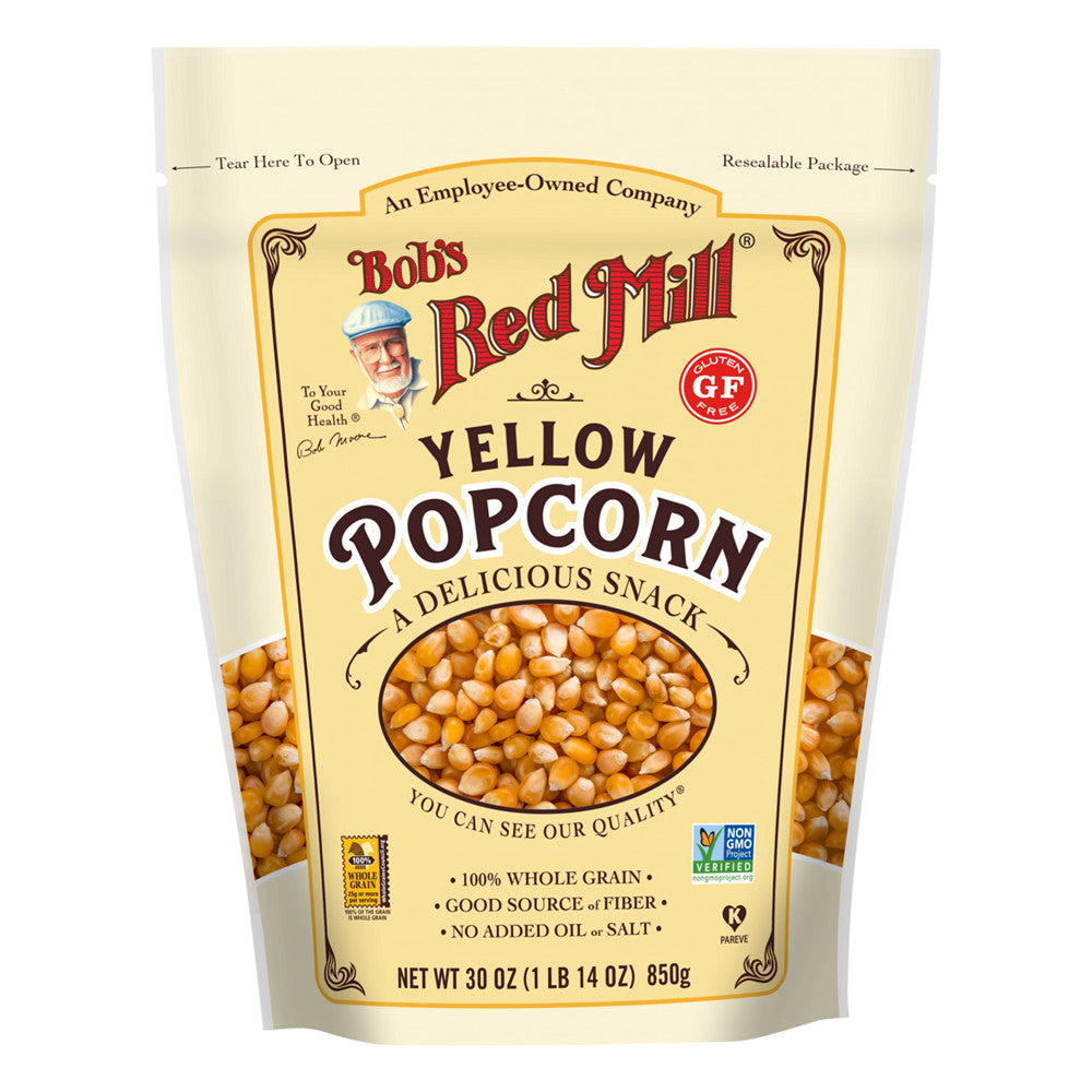 Bob'S Red Mill Yellow Popcorn 30 Oz Pouch