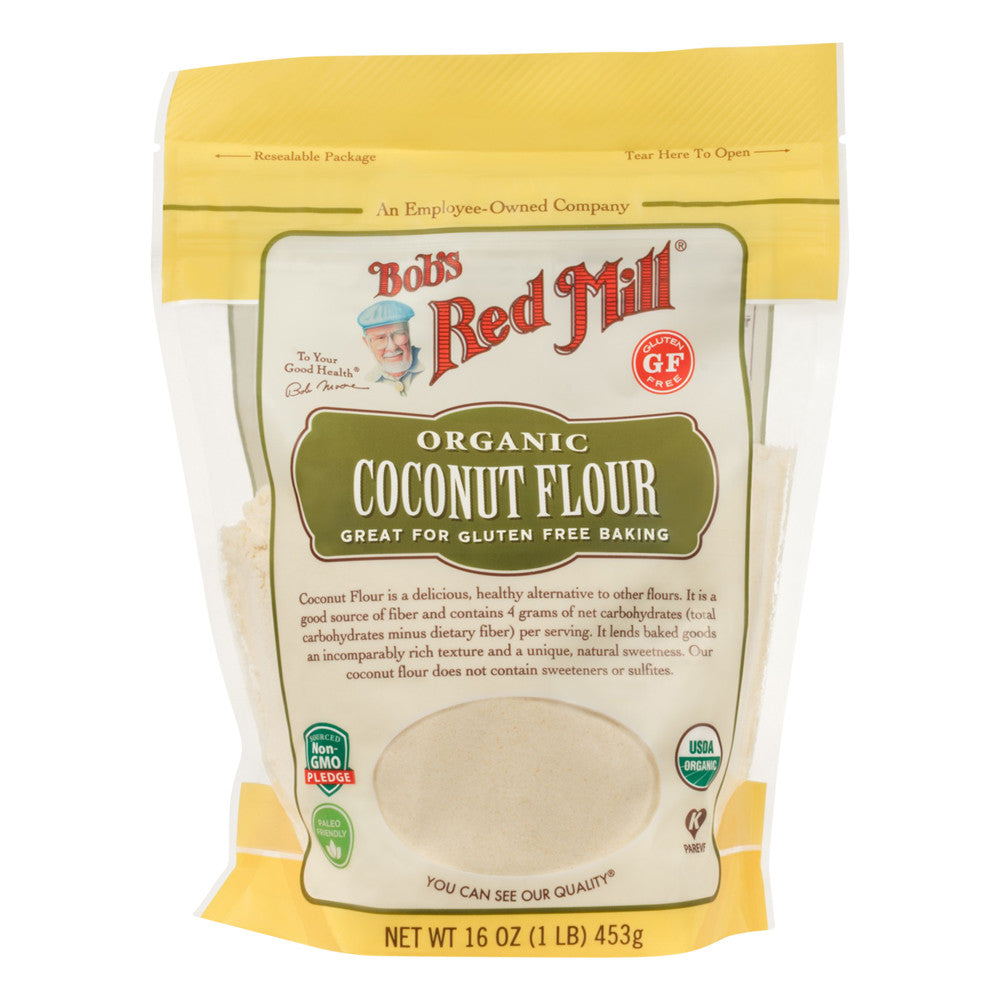 Wholesale Bob'S Red Mill Organic Coconut Flour 16 Oz Pouch- Bulk