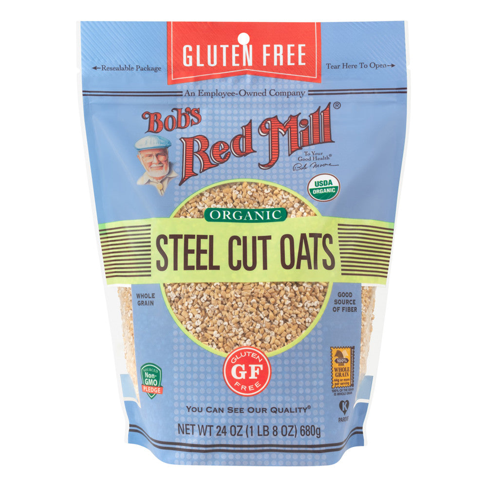 Wholesale Bob'S Red Mill Gluten Free Organic Steel Cut Oats 24 Oz Pouch- Bulk