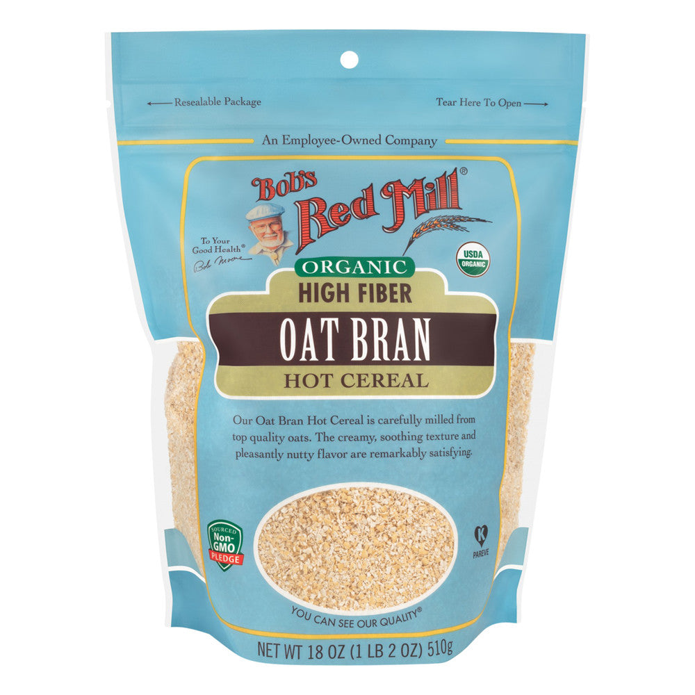 Wholesale Bob'S Red Mill Organic Oat Bran 18 Oz Pouch-4ct Case Bulk