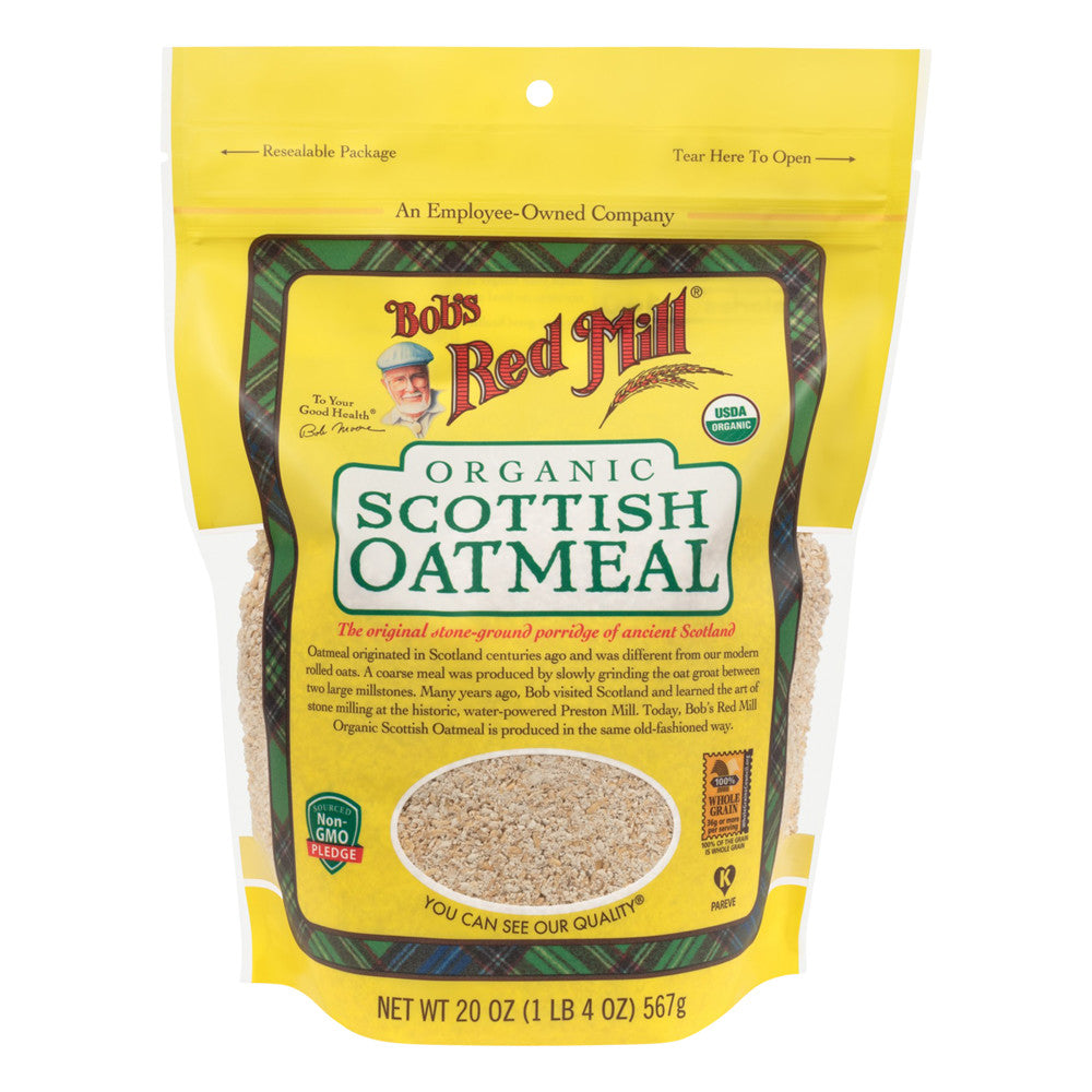 Wholesale Bob'S Red Mill Organic Scottish Oatmeal 20 Oz Pouch-4ct Case Bulk