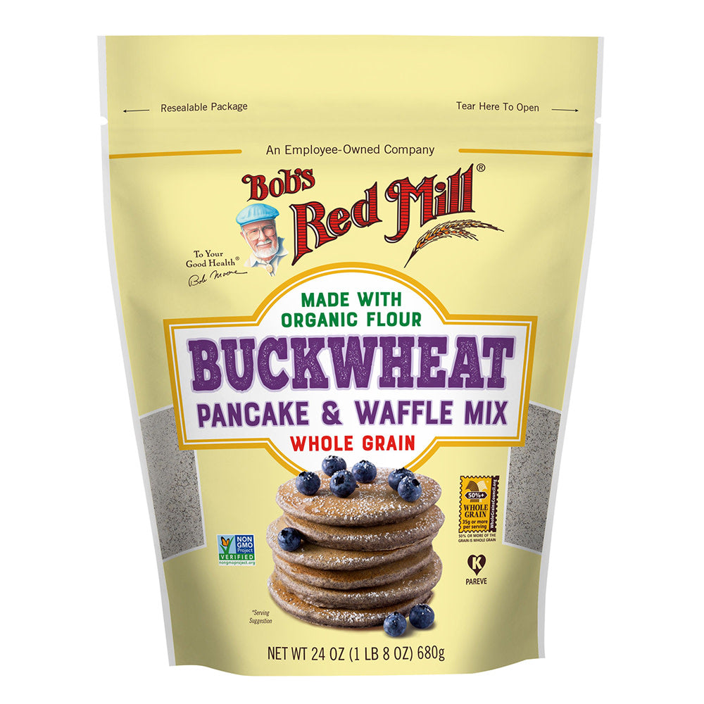 Bob'S Red Mill Buckwheat Pancake & Waffle Mix 24 Oz Pouch