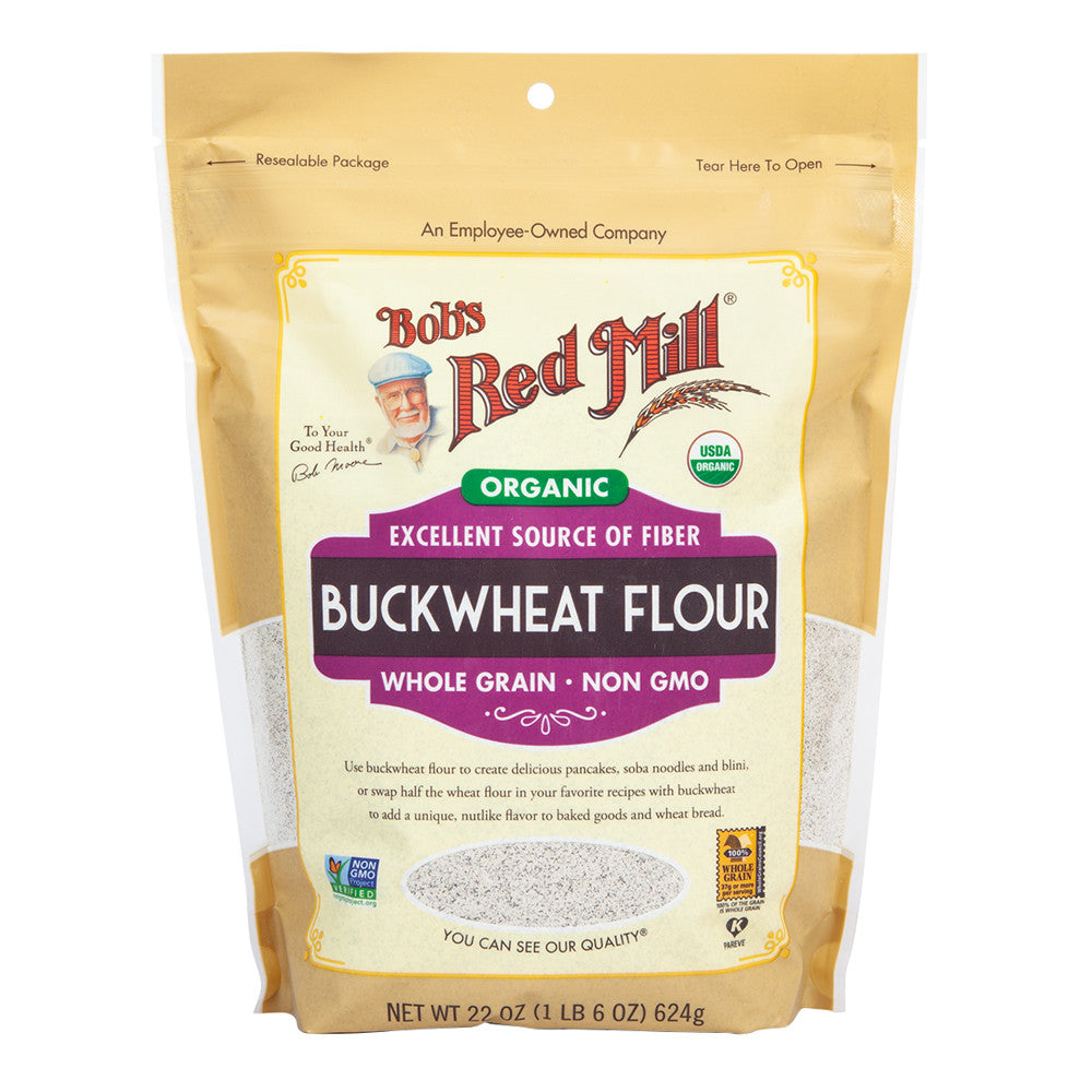 Bob'S Red Mill Organic Buckwheat Flour 22 Oz Pouch