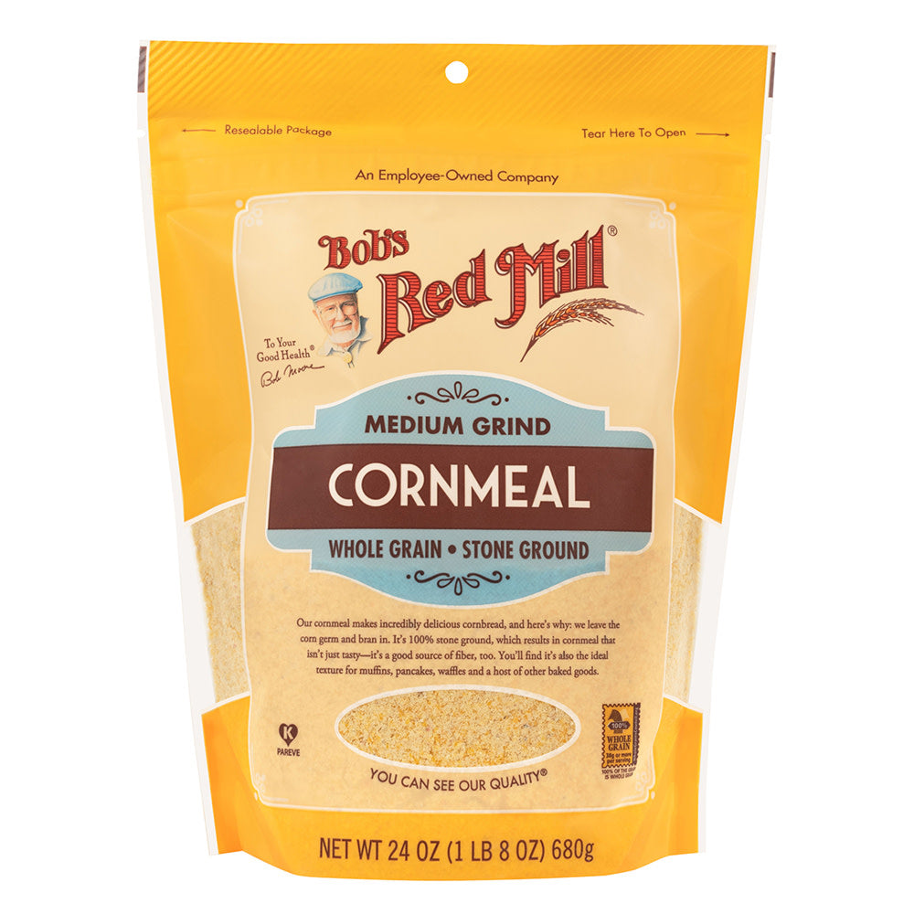 Wholesale Bob'S Red Mill Medium Grind Cornmeal 24 Oz Pouch- Bulk