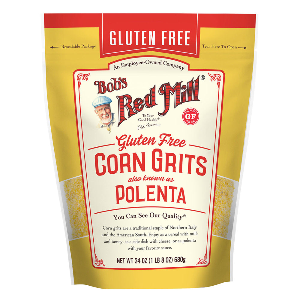Bob'S Red Mill Gluten Free Corn Grits Polenta 24 Oz Pouch