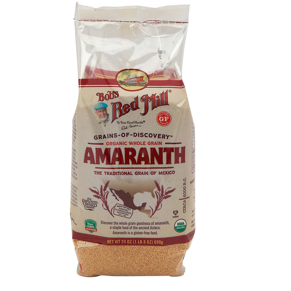 Wholesale Bob'S Red Mill Organic Whole Grain Amaranth 24 Oz Pouch- Bulk