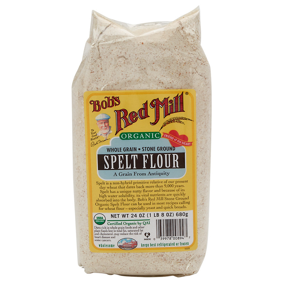 Bob'S Red Mill Organic Spelt Flour 20 Oz Pouch