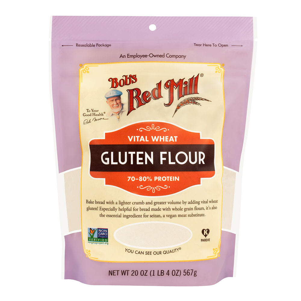 Wholesale Bob'S Red Mill Vital Wheat Gluten Flour 20 Oz Pouch- Bulk