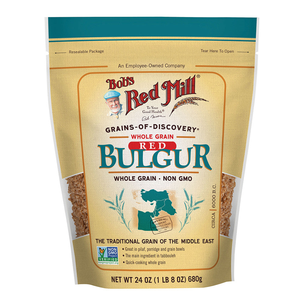 Wholesale Bob'S Red Mill Red Bulgar / Red Wheat 24 Oz Pouch-4ct Case Bulk