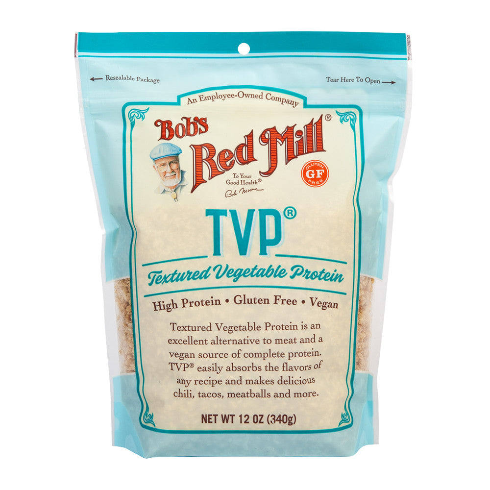 Wholesale Bob'S Red Mill Textured Vegetable Protein 12 Oz Pouch-4ct Case Bulk