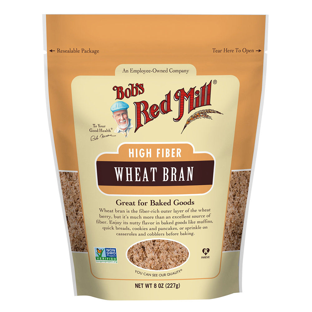 Bob'S Red Mill Wheat Bran 8 Oz Pouch