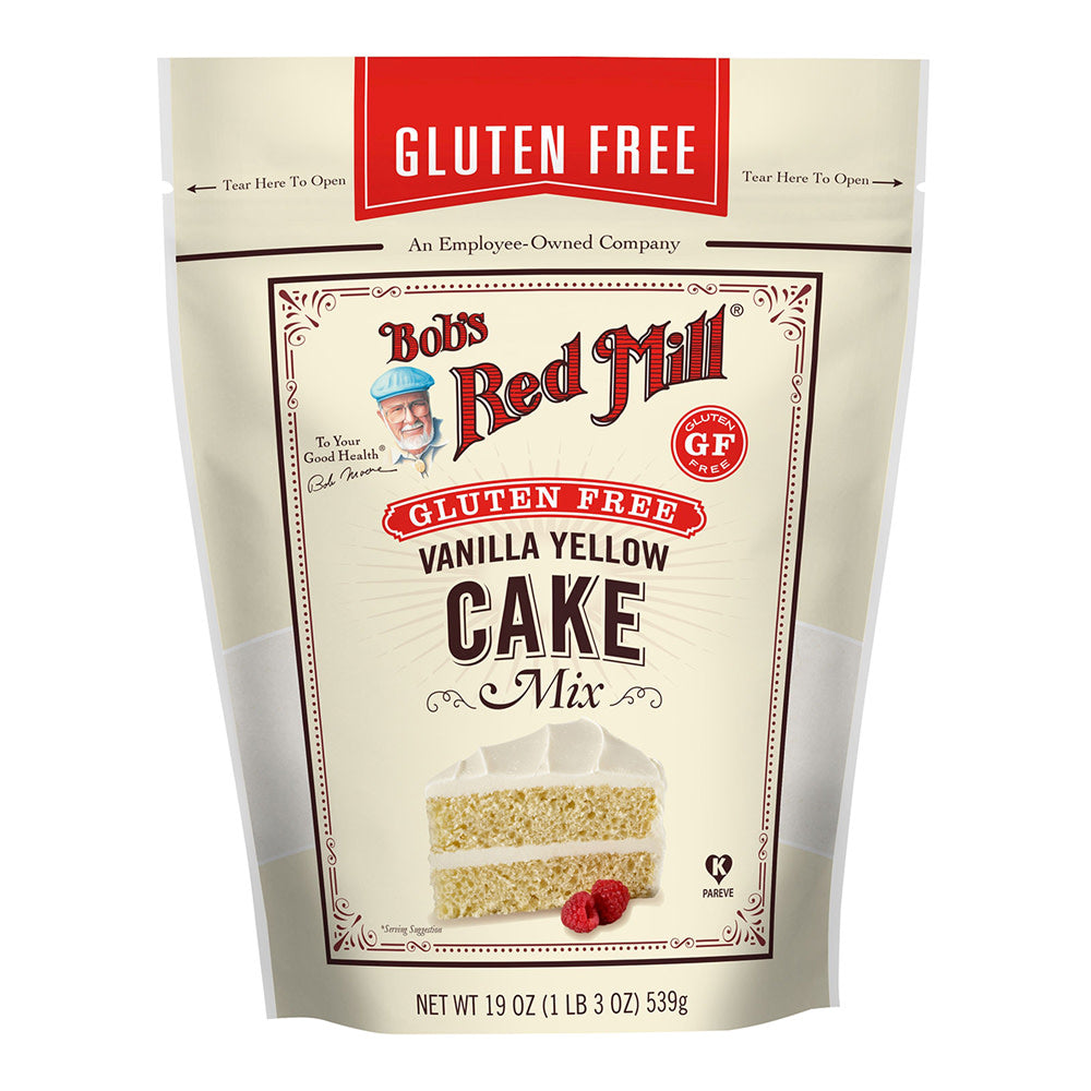 Bob'S Red Mill Gluten Free Vanilla Cake Mix 19 Oz Pouch