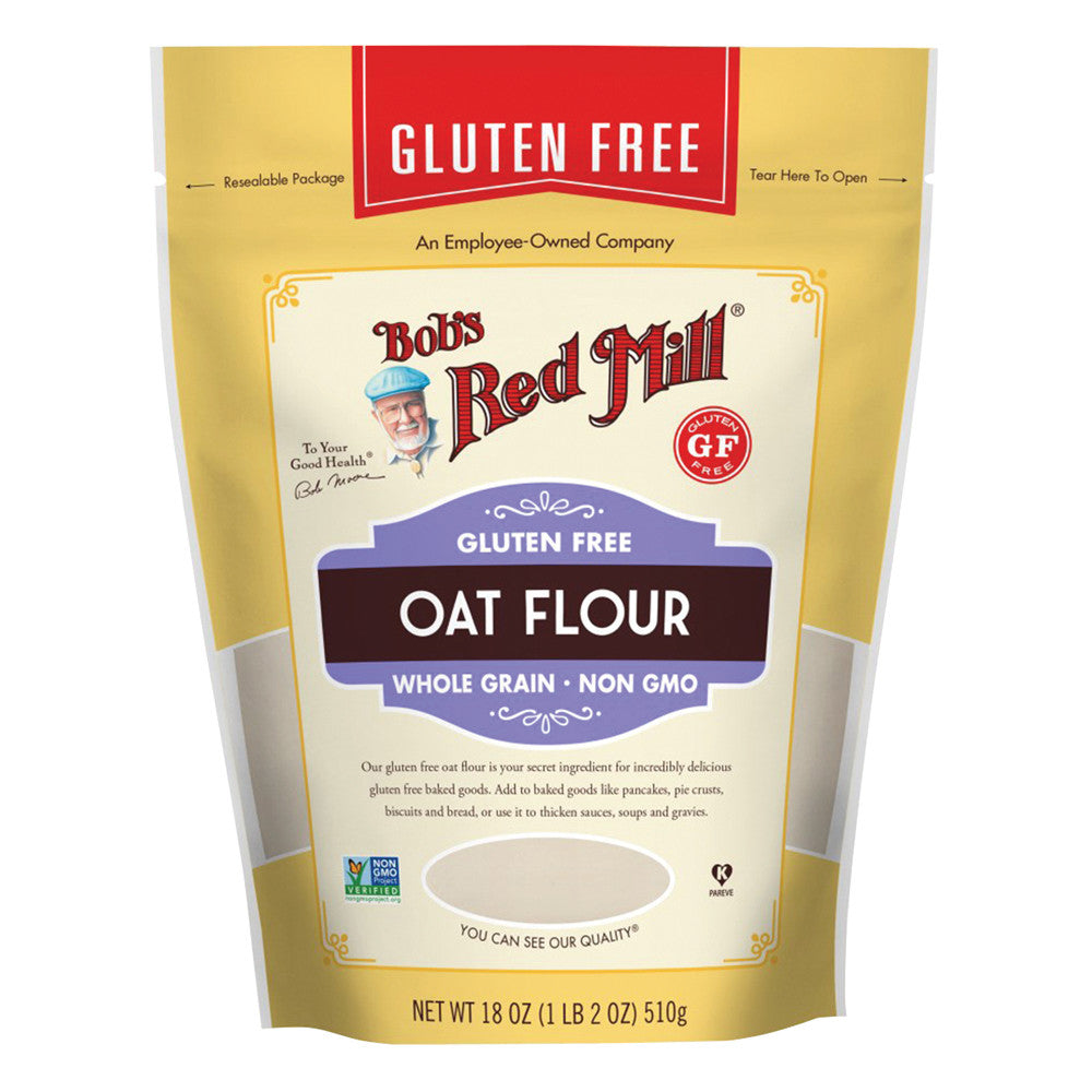 Bob'S Red Mill Gluten Free Oat Flour 18 Oz Bag