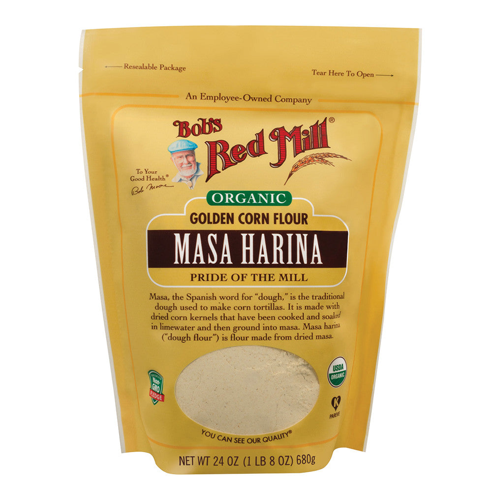 Bob'S Red Mill Golden Masa Harina Corn Flour 22 Oz Pouch